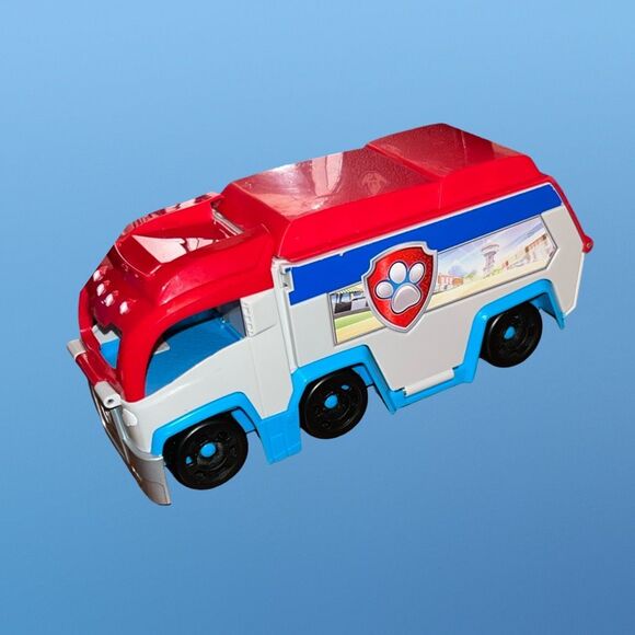 PAW Patrol Pup Squad Paw Patroller Transforming Playset With 2 Diecast Cars - Picture 5 of 10